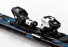 Skibindung auf Ski