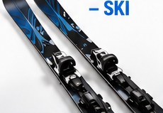 Ski mit Bindung